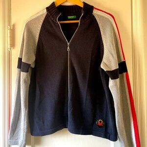 Vintage Benetton cardigan sweater, size M/L